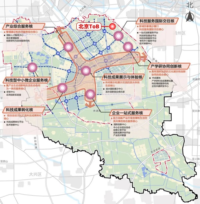 《亦庄新城规划(国土空间规划)2017-2035》显示,亦庄新城将由原来的66