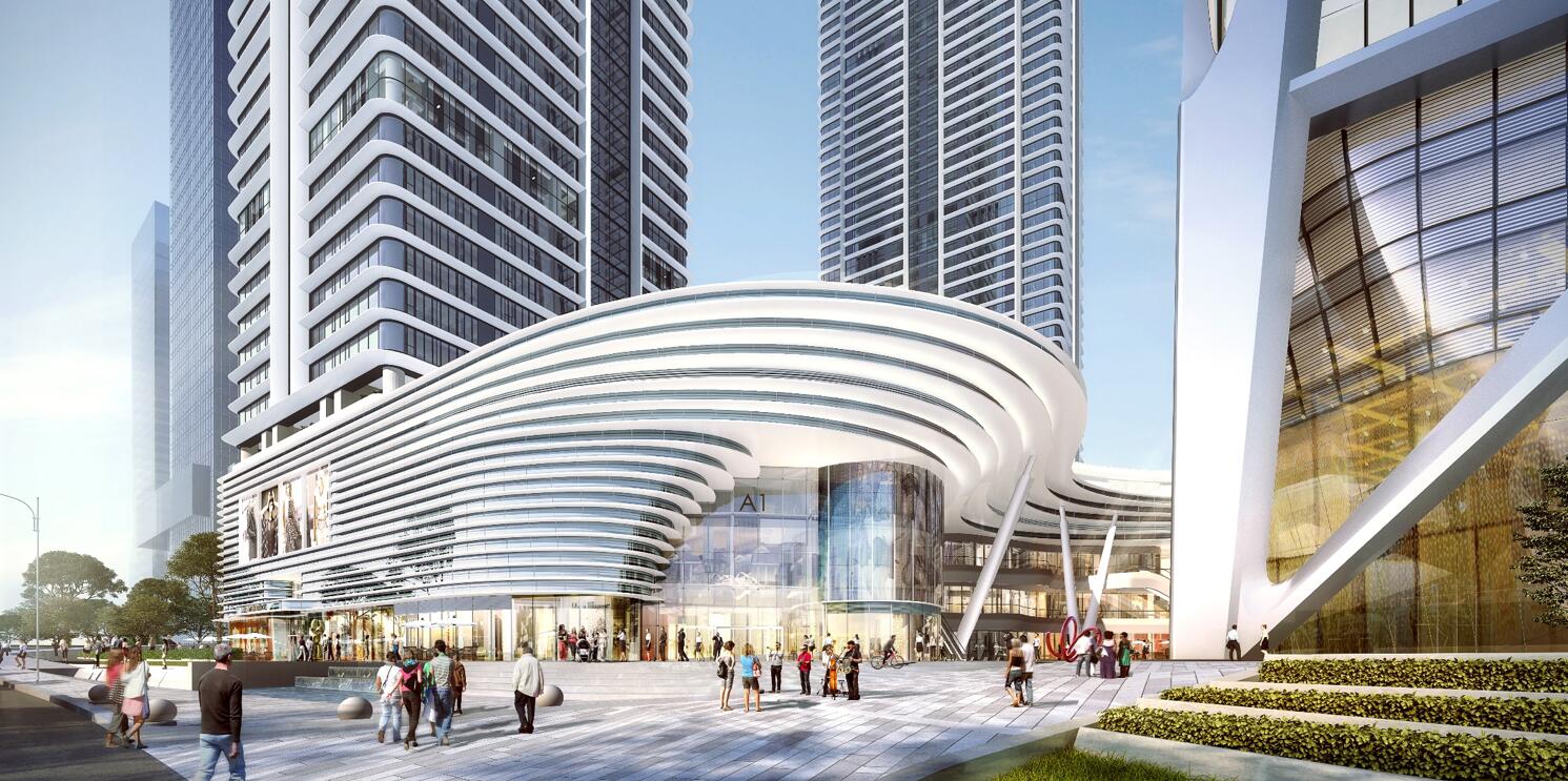 重庆高楼融创A-ONE设计成果在迪拜分享