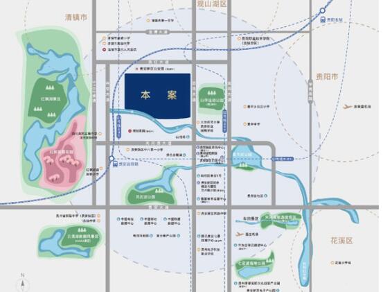 贵阳融创·云湖十里区位图