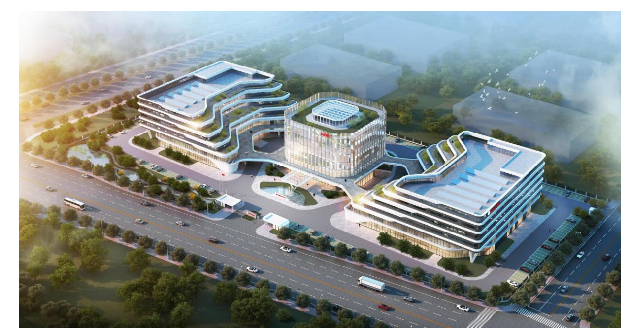 远洋集团旗下远洋建管代建四方光电高端传感器产业基地效果图